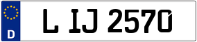 Truck License Plate